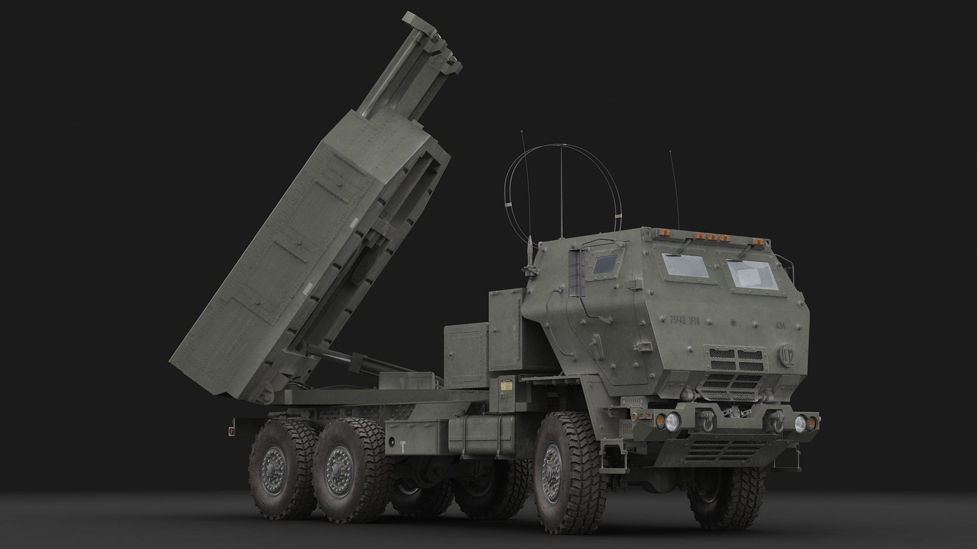 M142 HIMARS GMLRS 3D model_12