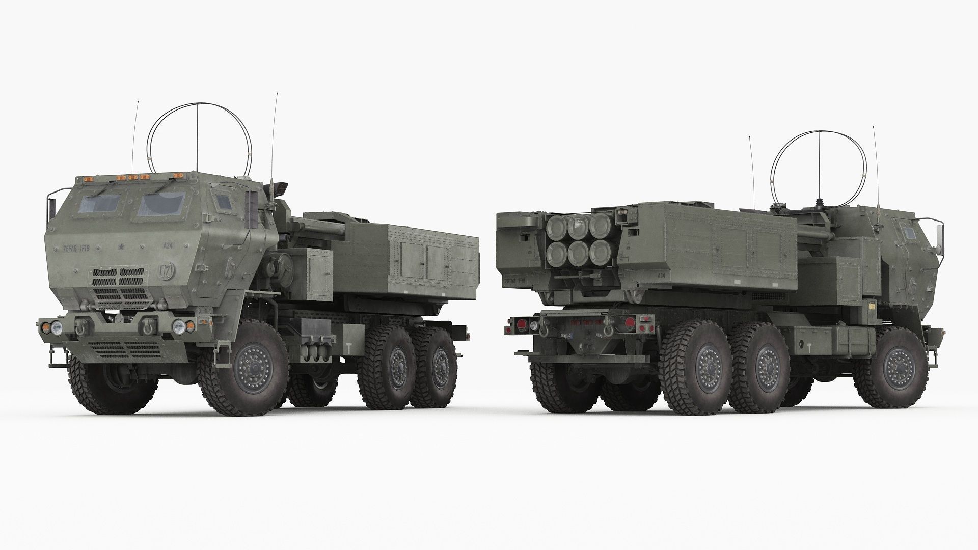 M142 HIMARS GMLRS 3D model_8
