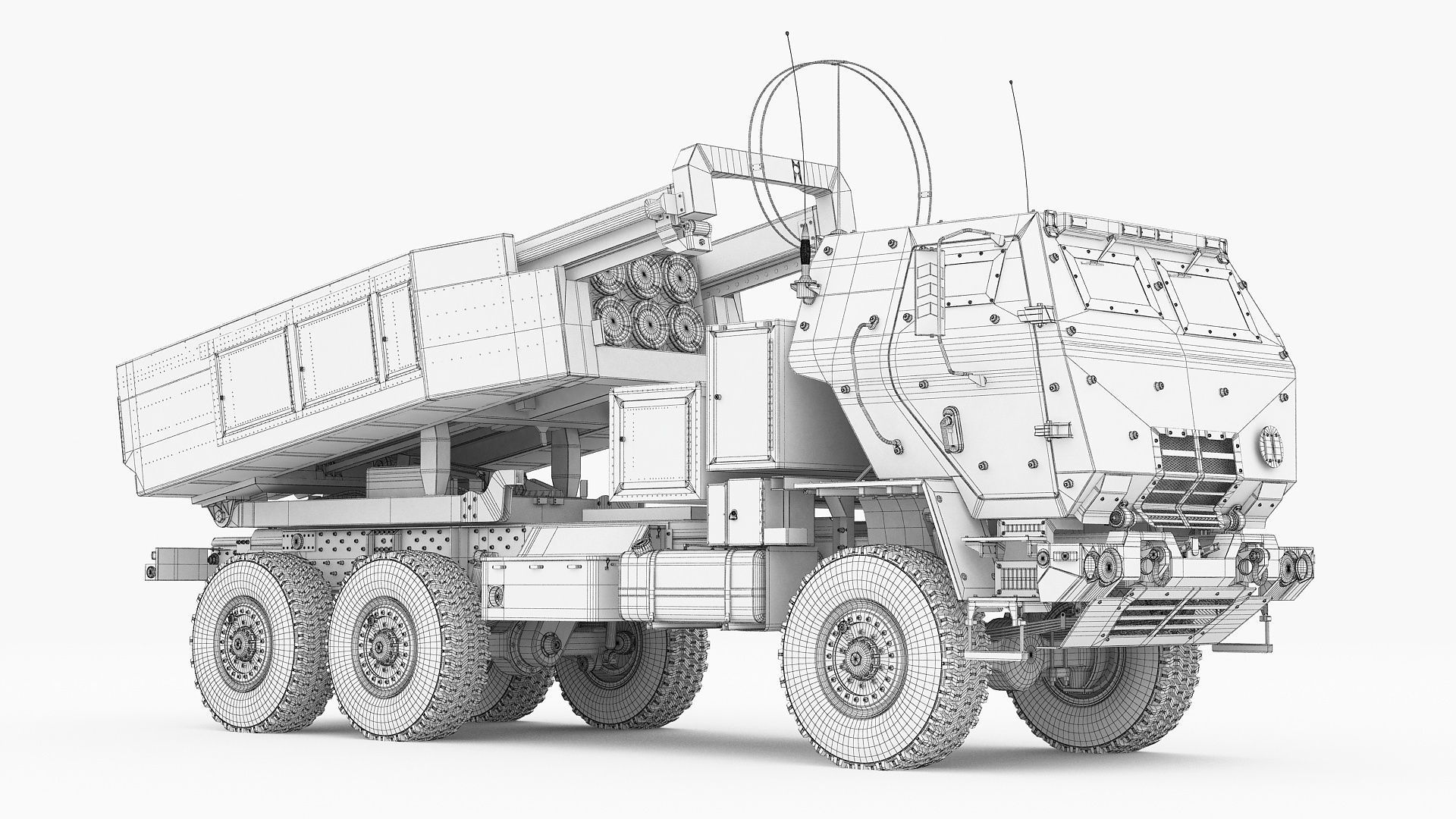 M142 HIMARS GMLRS 3D model_30