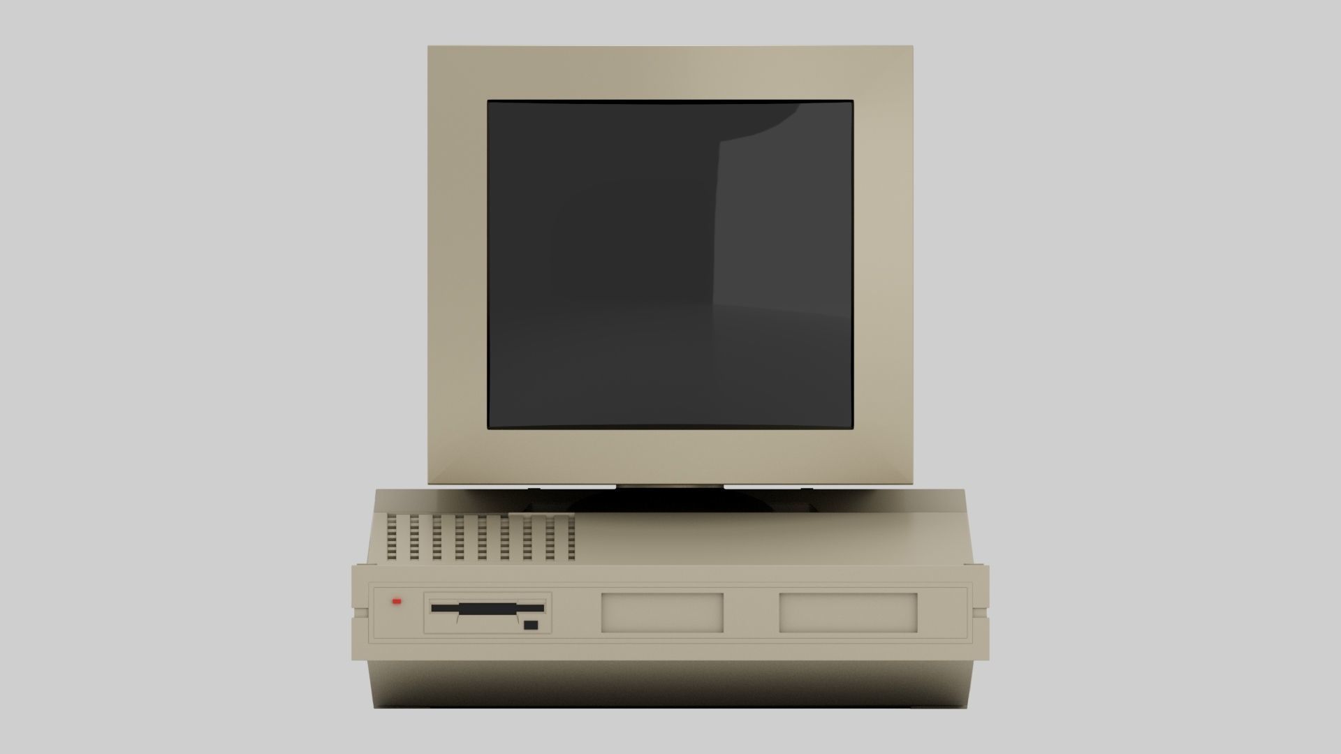Retro computer Amstrad PC 2286 3D model_1