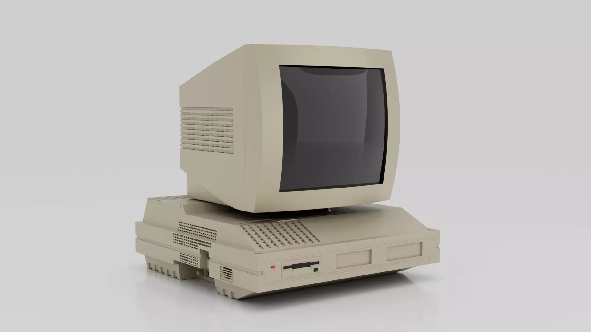 Retro computer Amstrad PC 2286 3D model_0