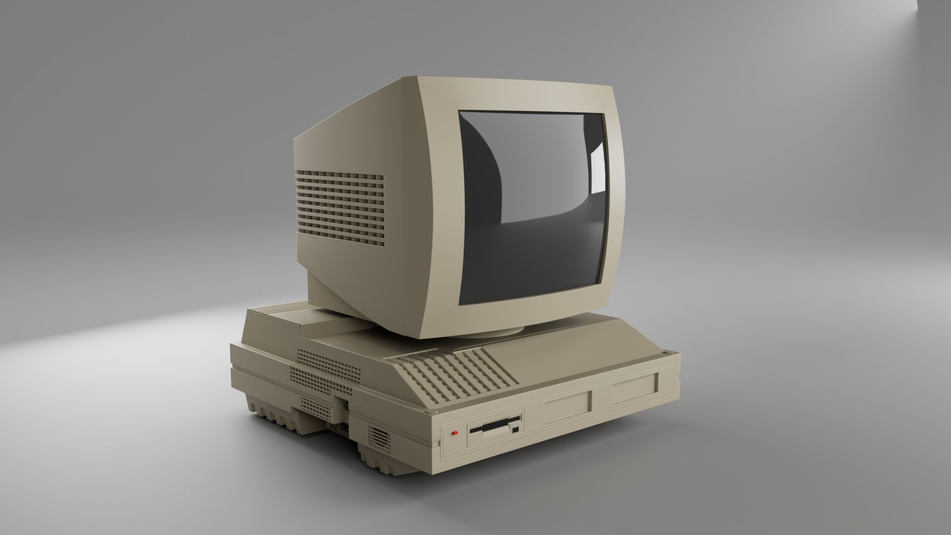Retro computer Amstrad PC 2286 3D model_6