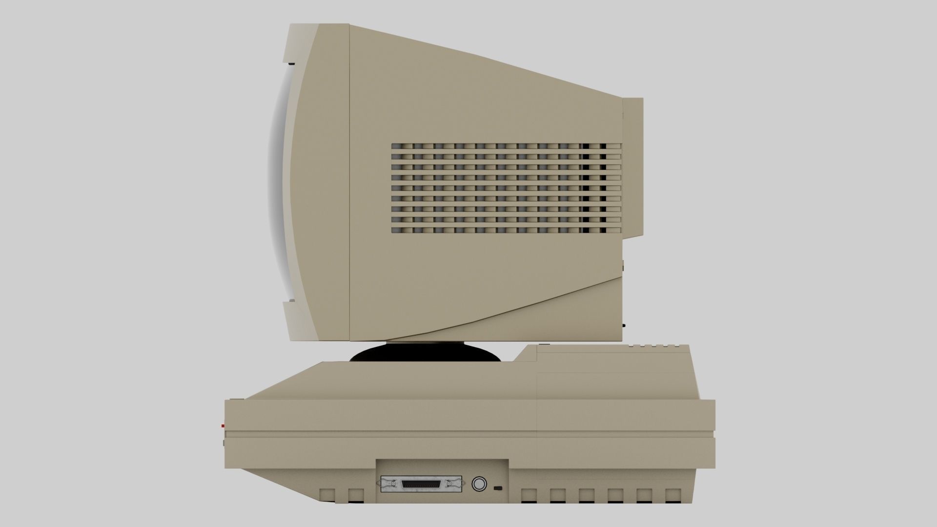 Retro computer Amstrad PC 2286 3D model_4