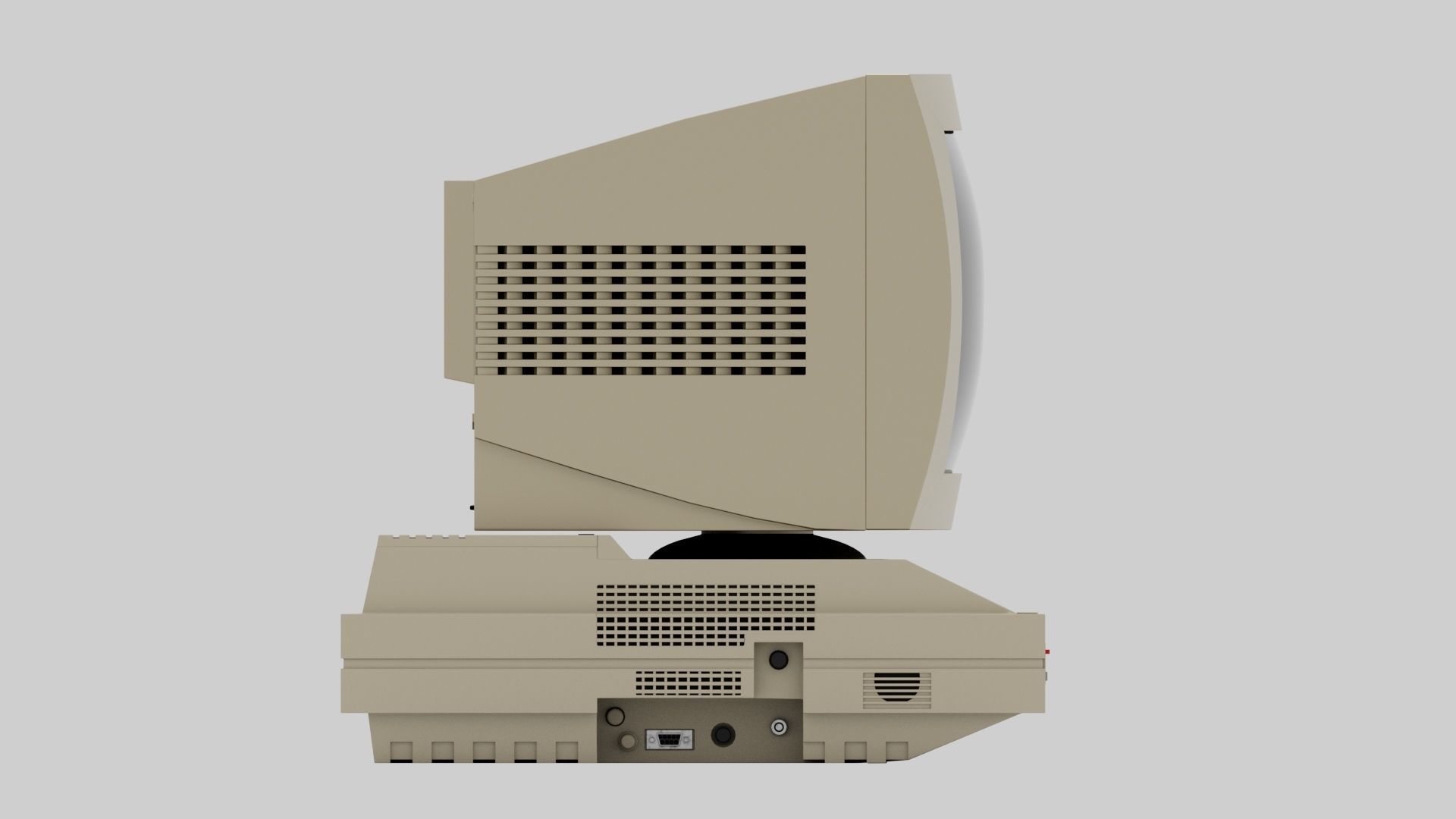 Retro computer Amstrad PC 2286 3D model_2