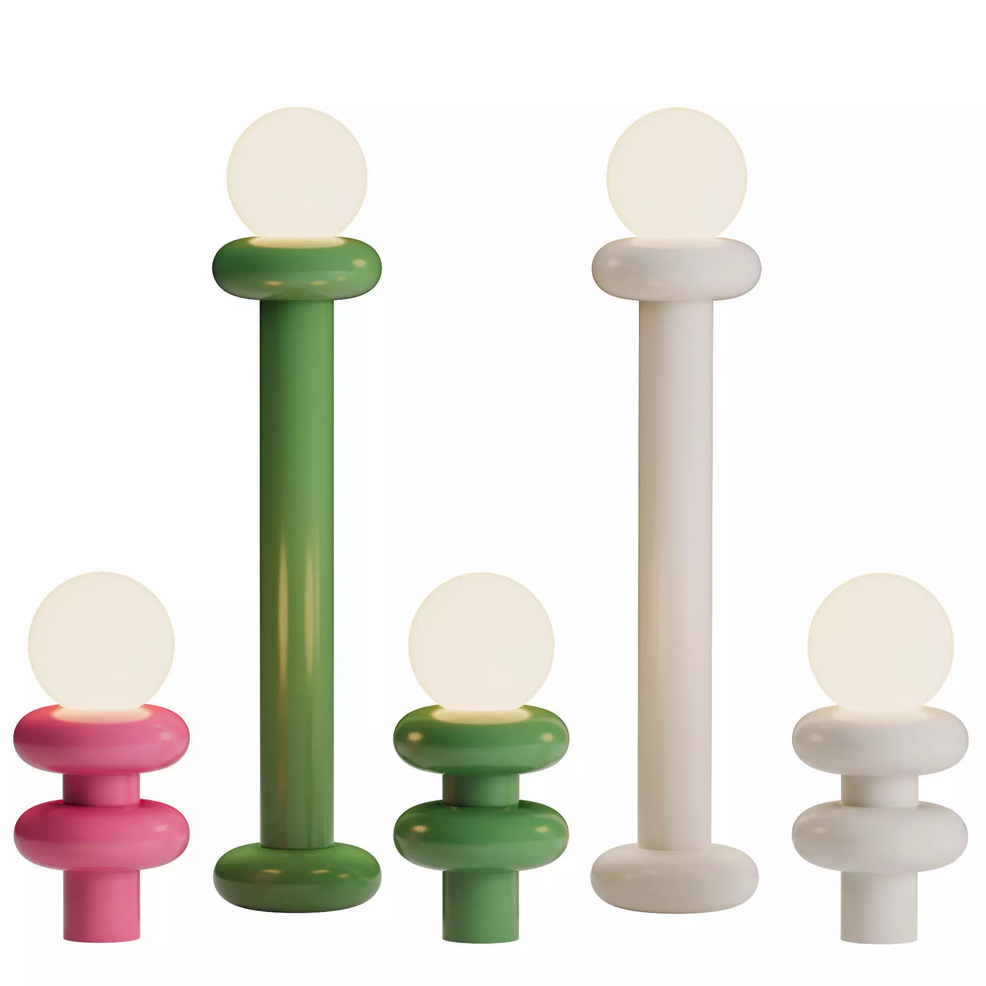 Cohen lamps by Urban Outfitters 3D model