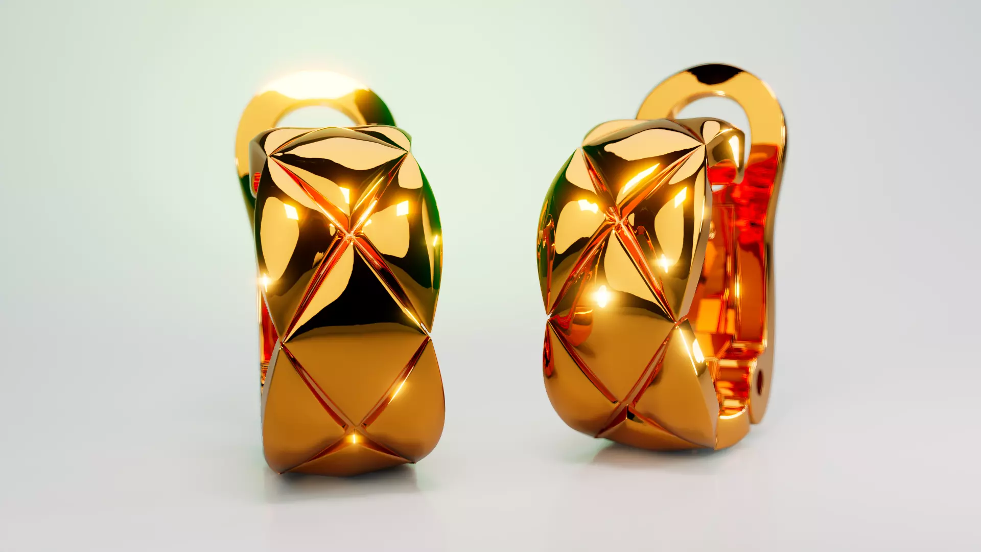 Coco Crush earrings 1 3D print model_0