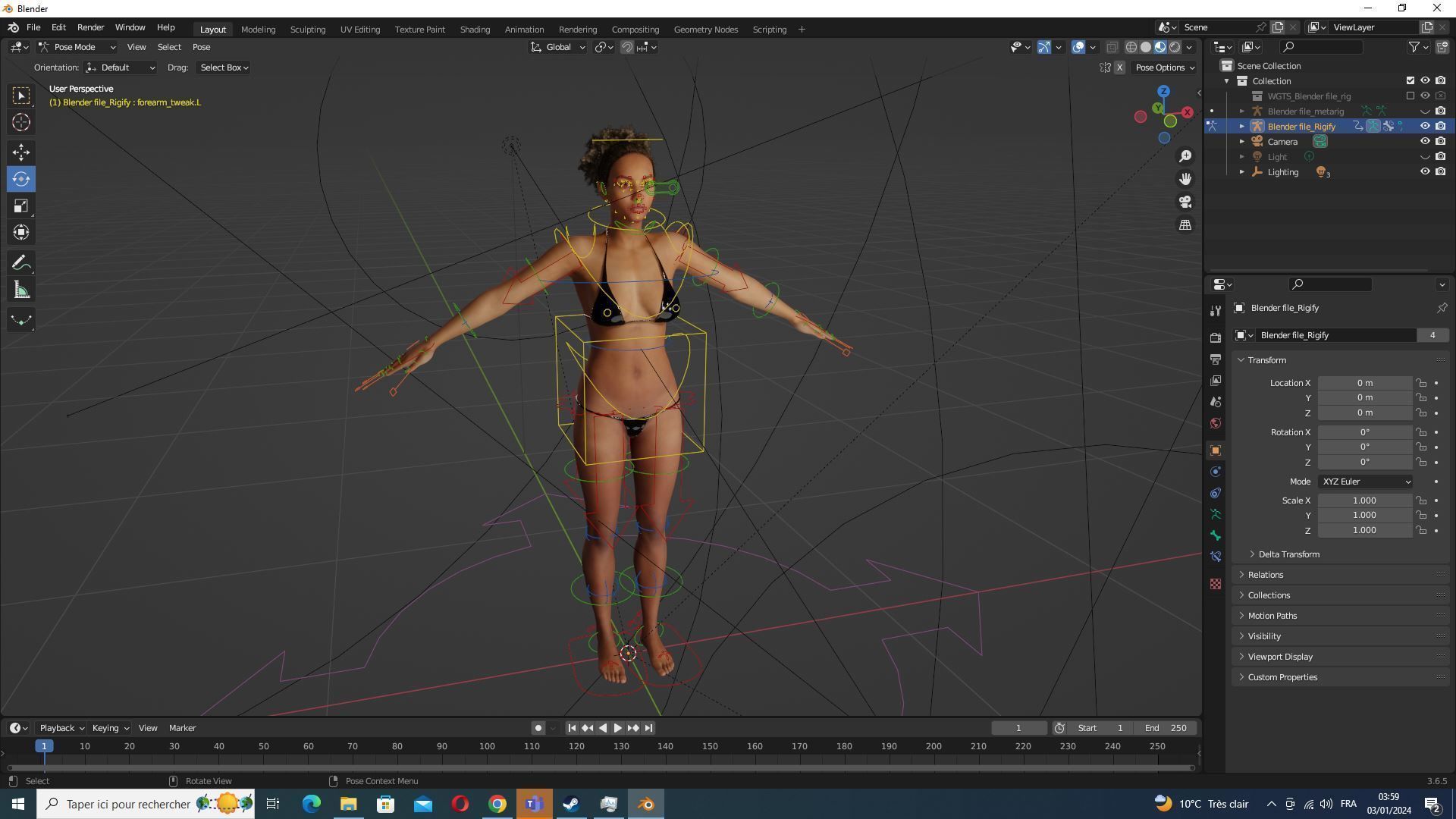 Kali - Primitive Style Low-poly 3D model_25