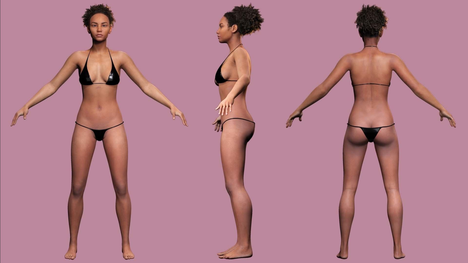 Kali - Primitive Style Low-poly 3D model_6