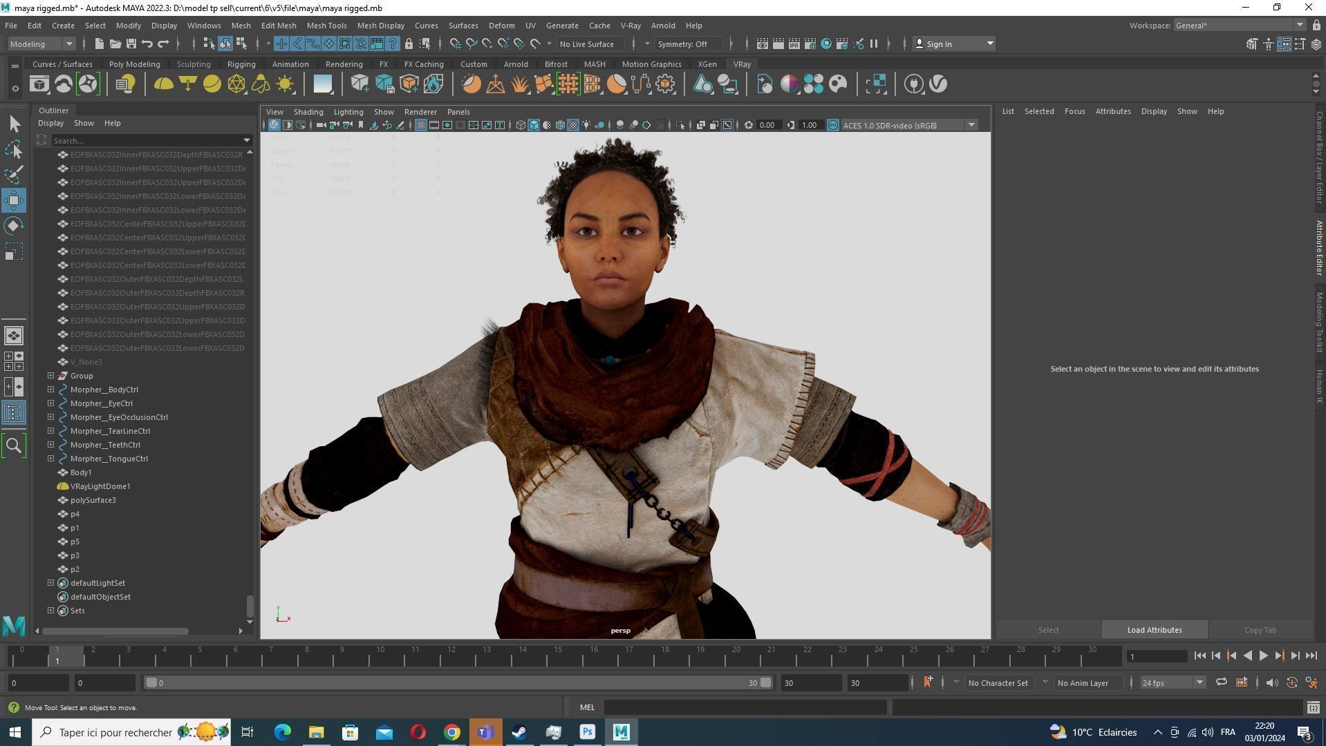 Kali - Primitive Style Low-poly 3D model_33