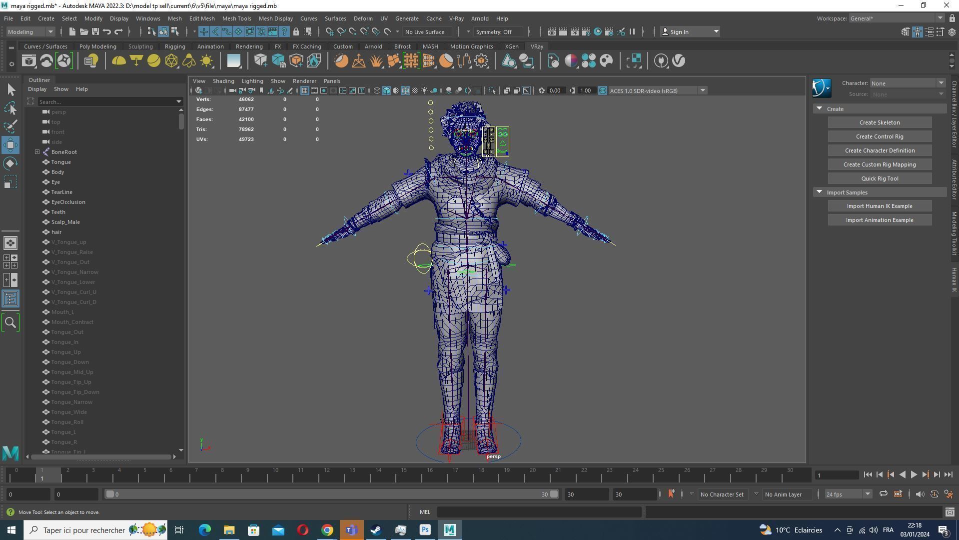 Kali - Primitive Style Low-poly 3D model_31