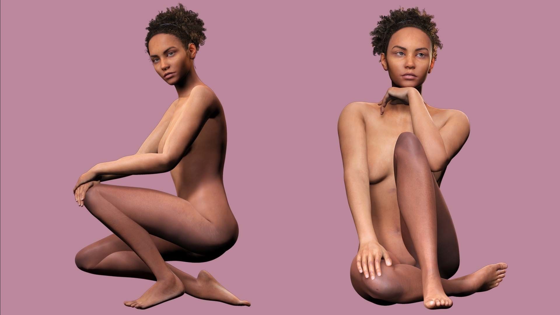 Kali - Primitive Style Low-poly 3D model_16