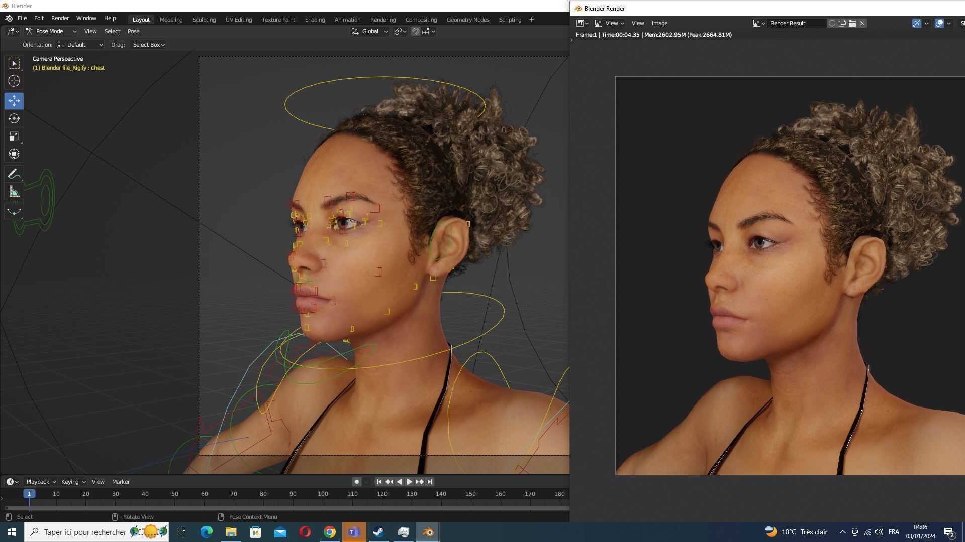 Kali - Primitive Style Low-poly 3D model_29