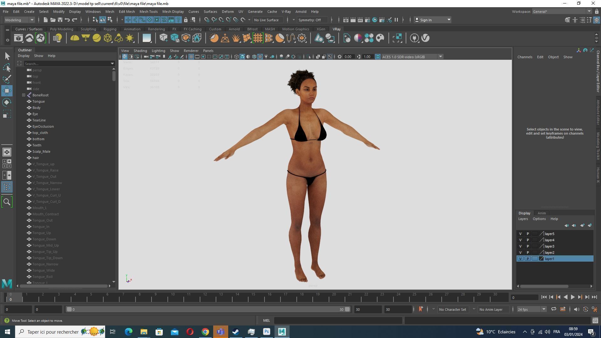 Kali - Primitive Style Low-poly 3D model_39