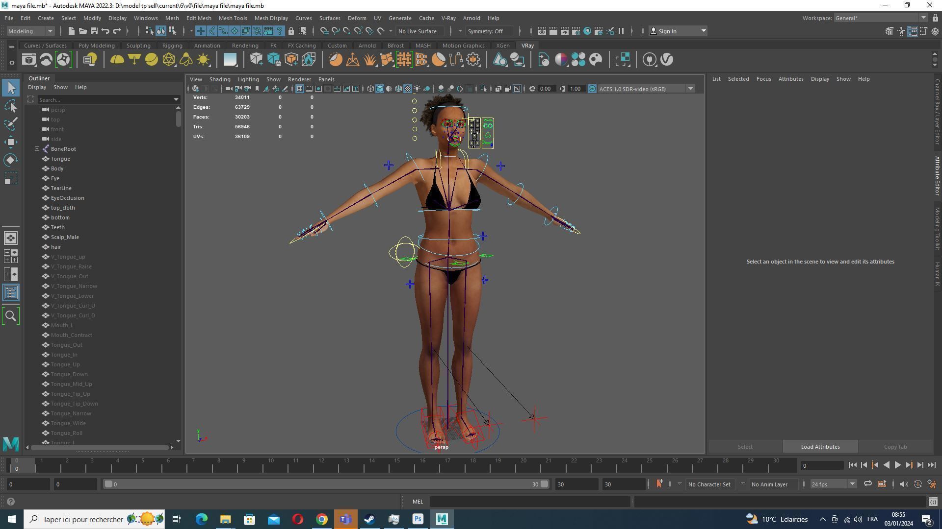 Kali - Primitive Style Low-poly 3D model_36