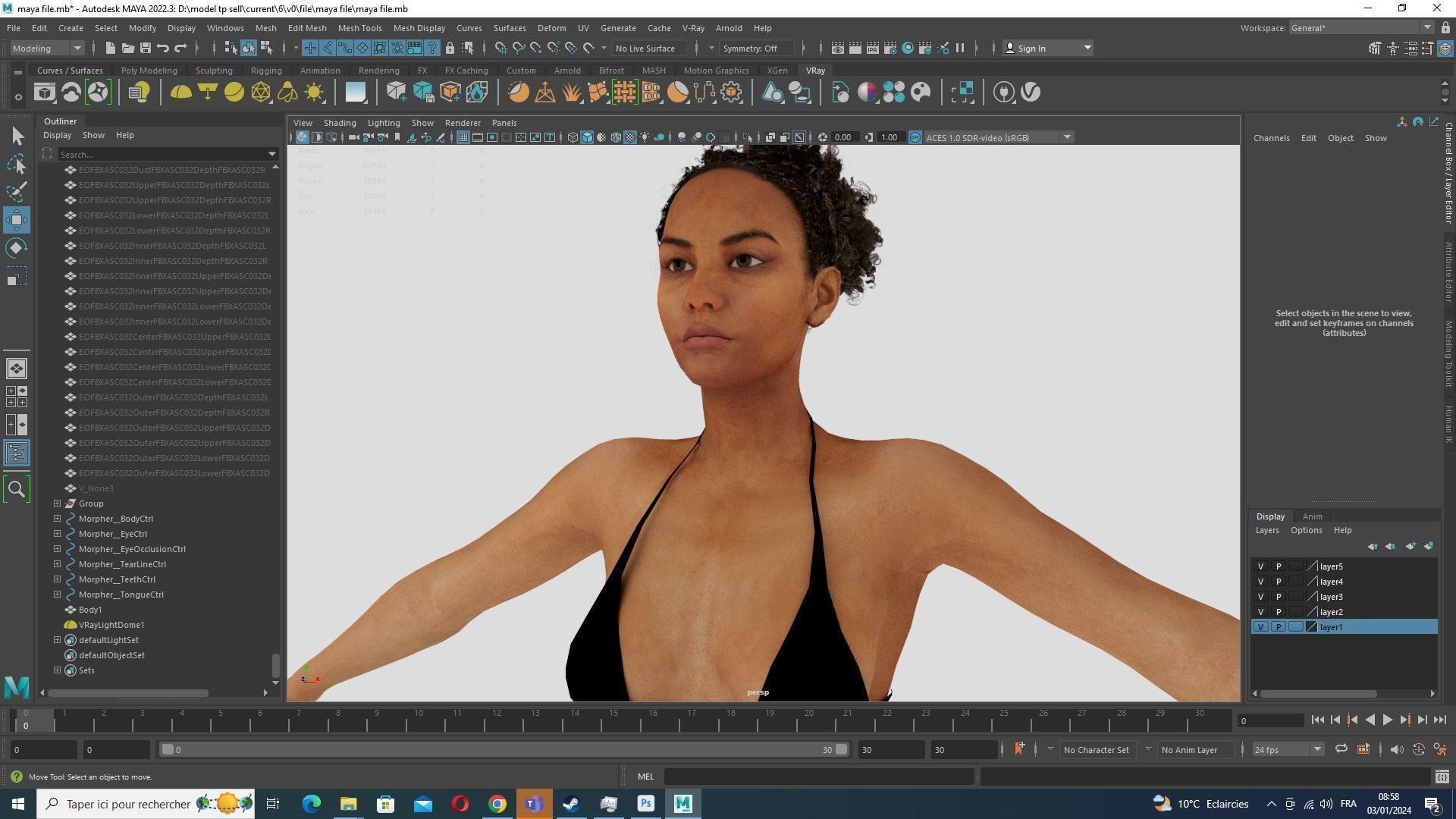 Kali - Primitive Style Low-poly 3D model_38