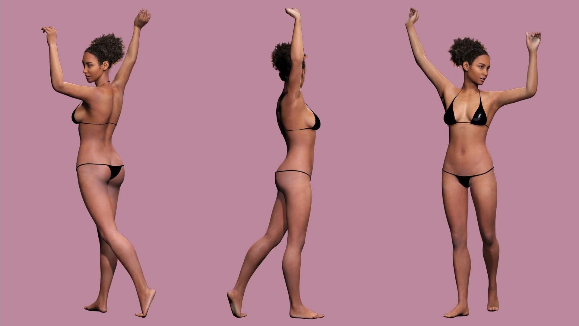 Kali - Primitive Style Low-poly 3D model_14