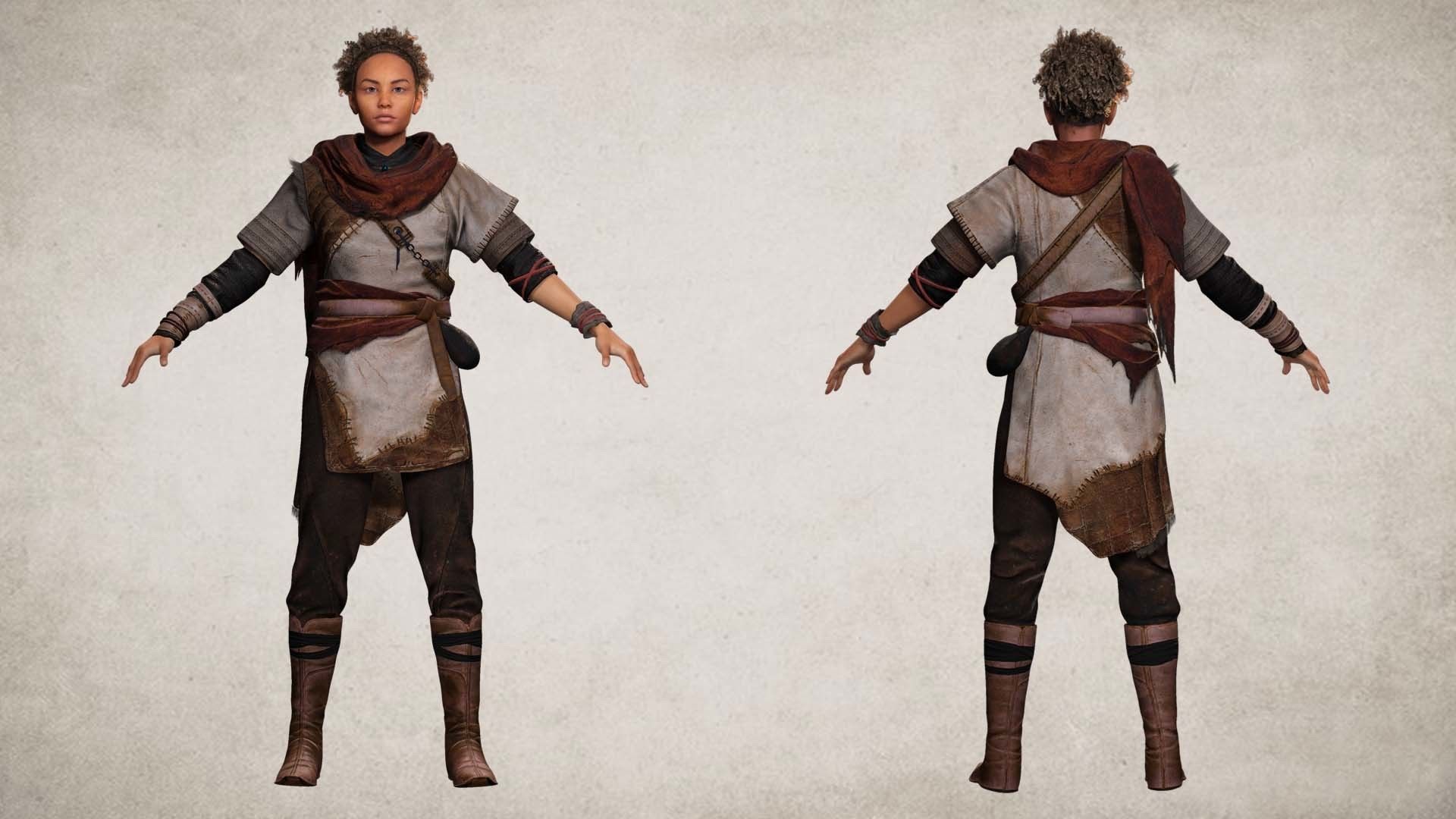 Kali - Primitive Style Low-poly 3D model_3