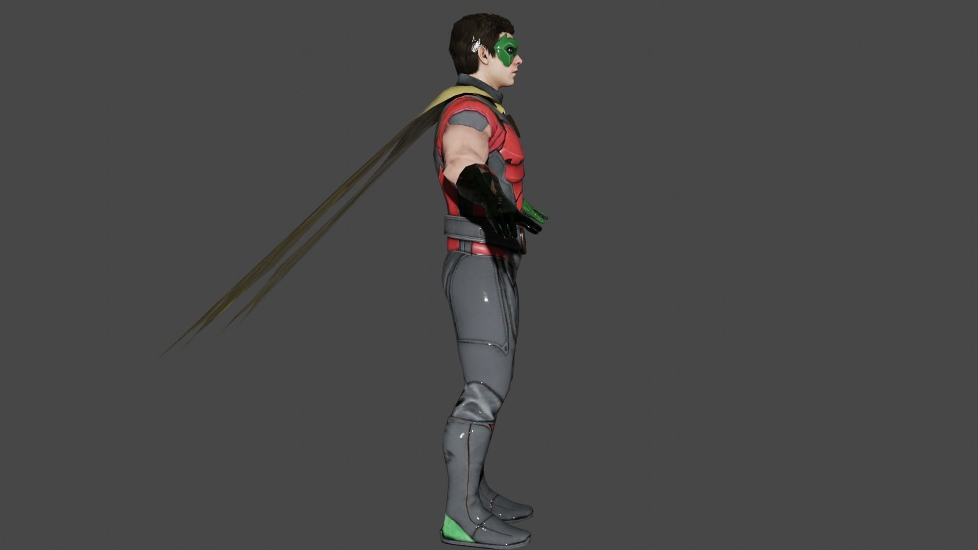 Robin Low-poly 3D model_2