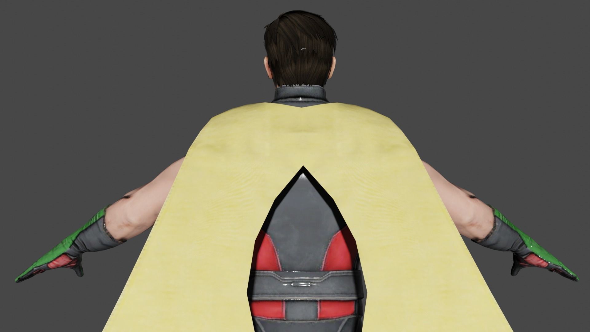 Robin Low-poly 3D model_5