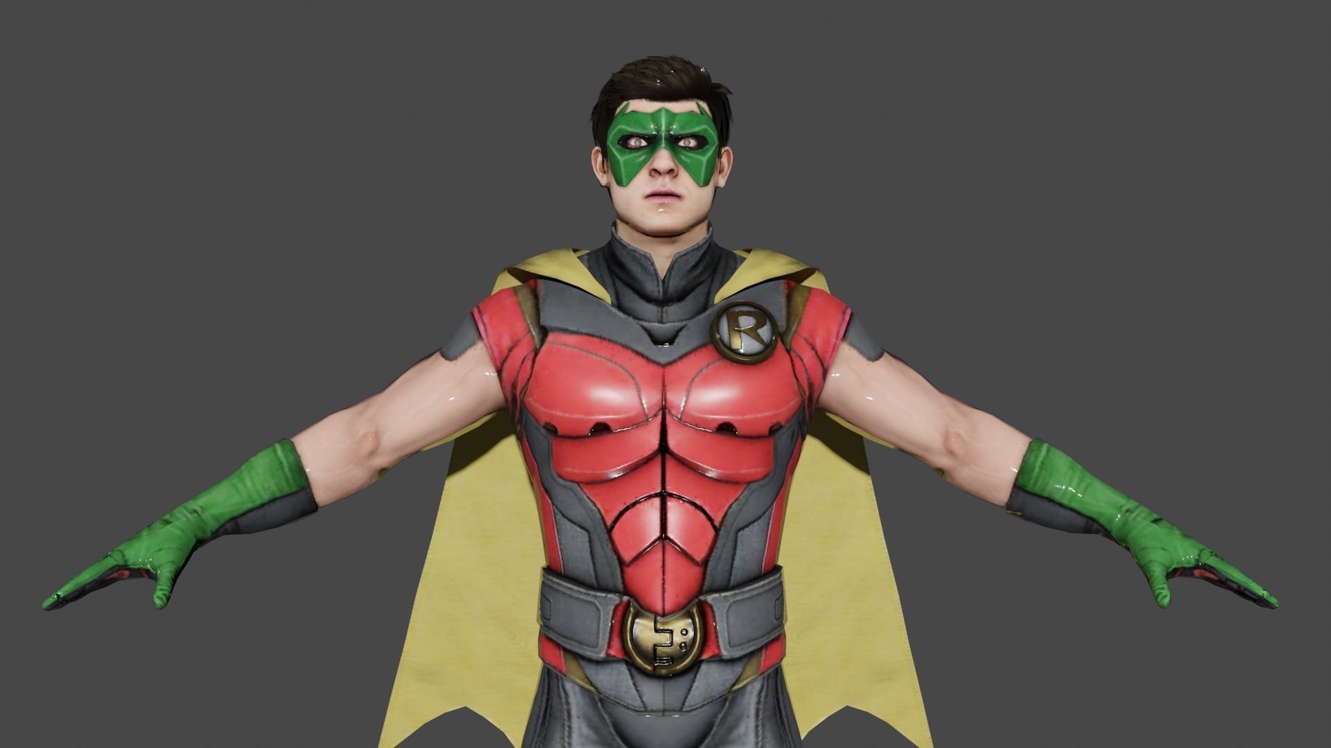 Robin Low-poly 3D model_1
