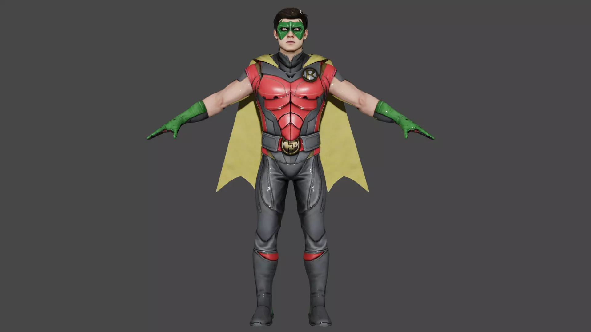 Robin Low-poly 3D model_0