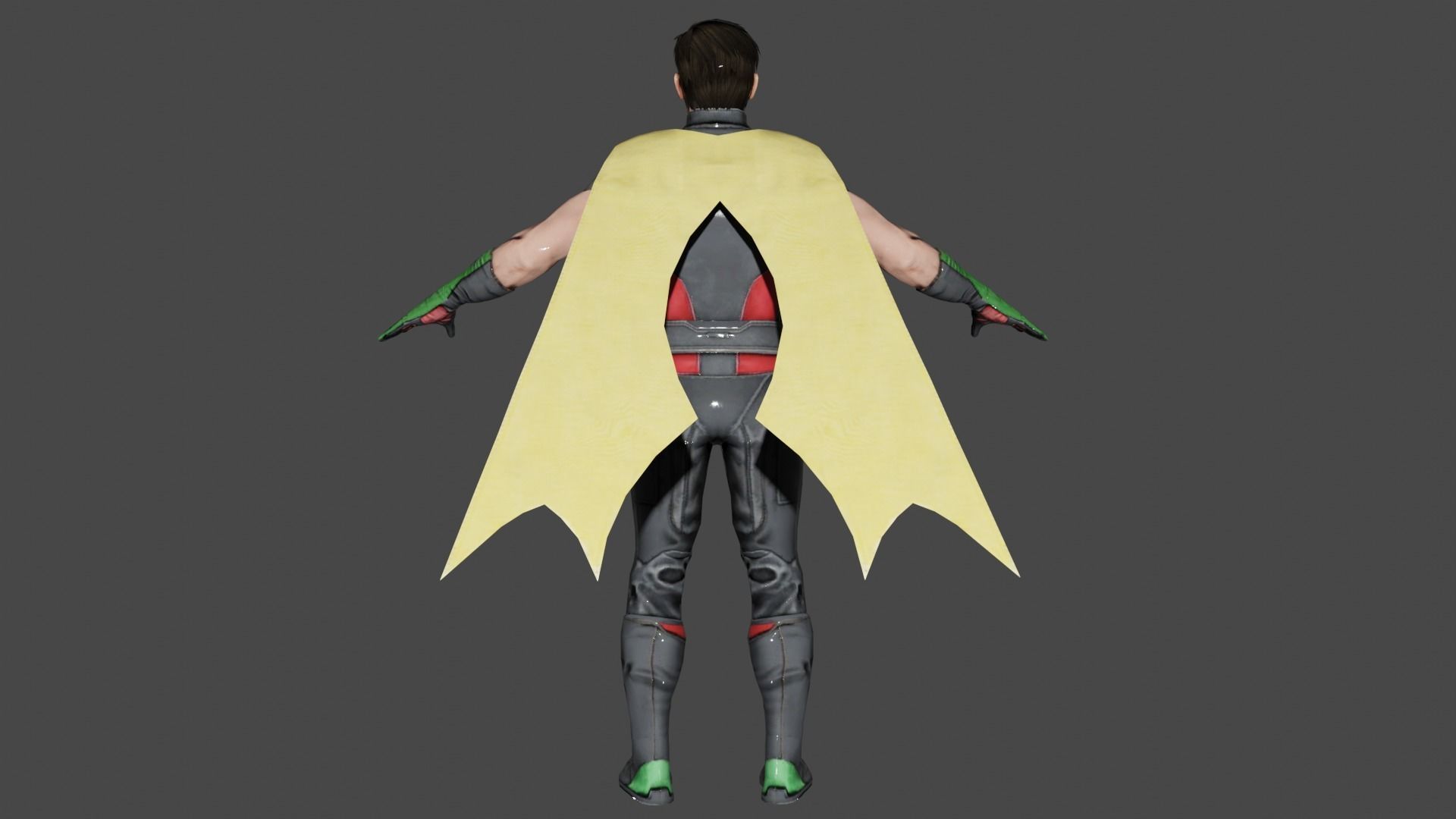 Robin Low-poly 3D model_4