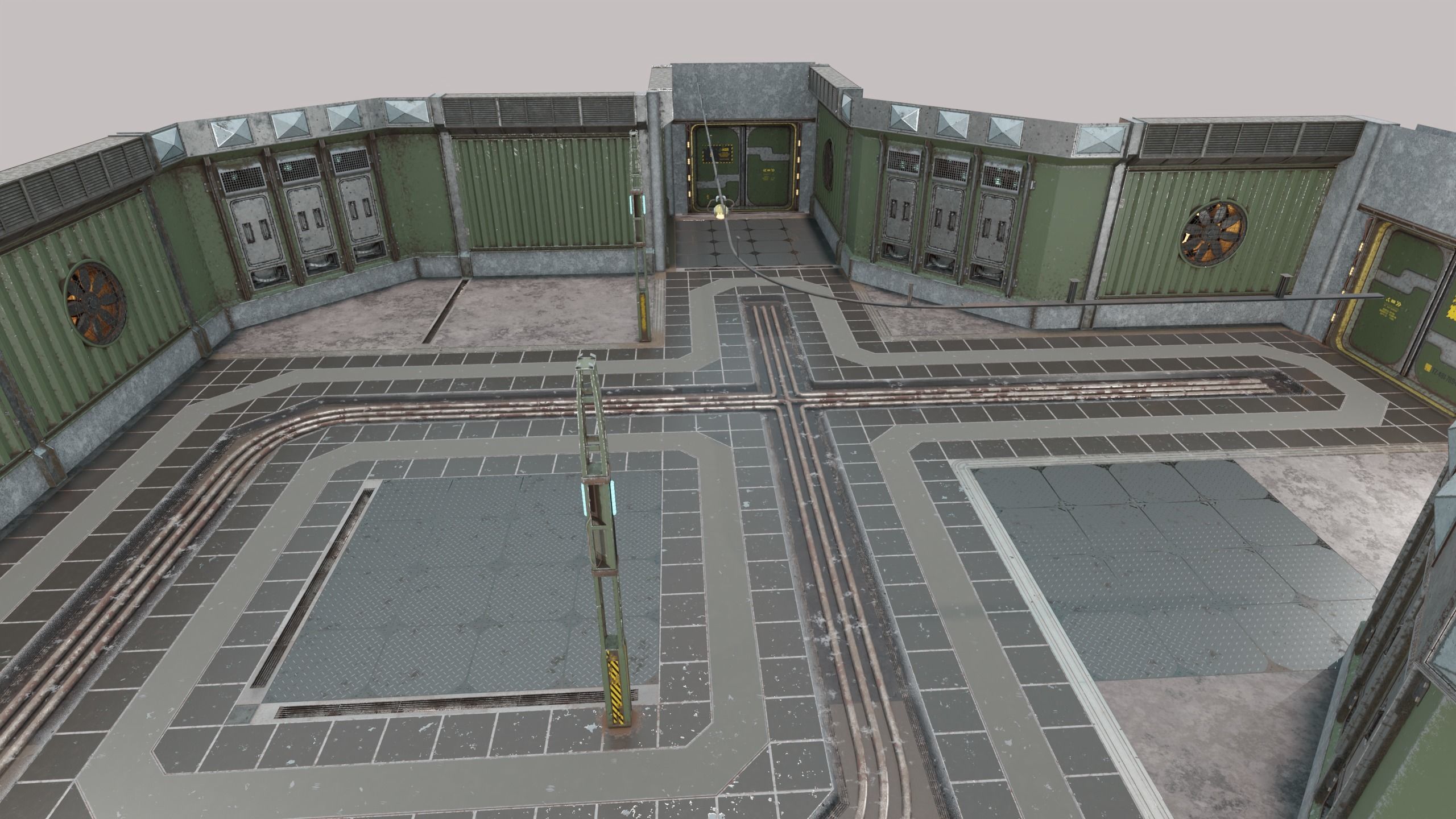 Buildingkit Military Facility 3D model_6