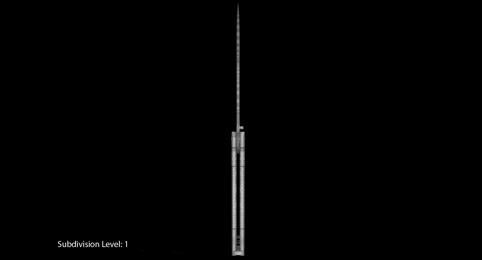 Balisong Butterfly Knife Low-poly 3D model_5