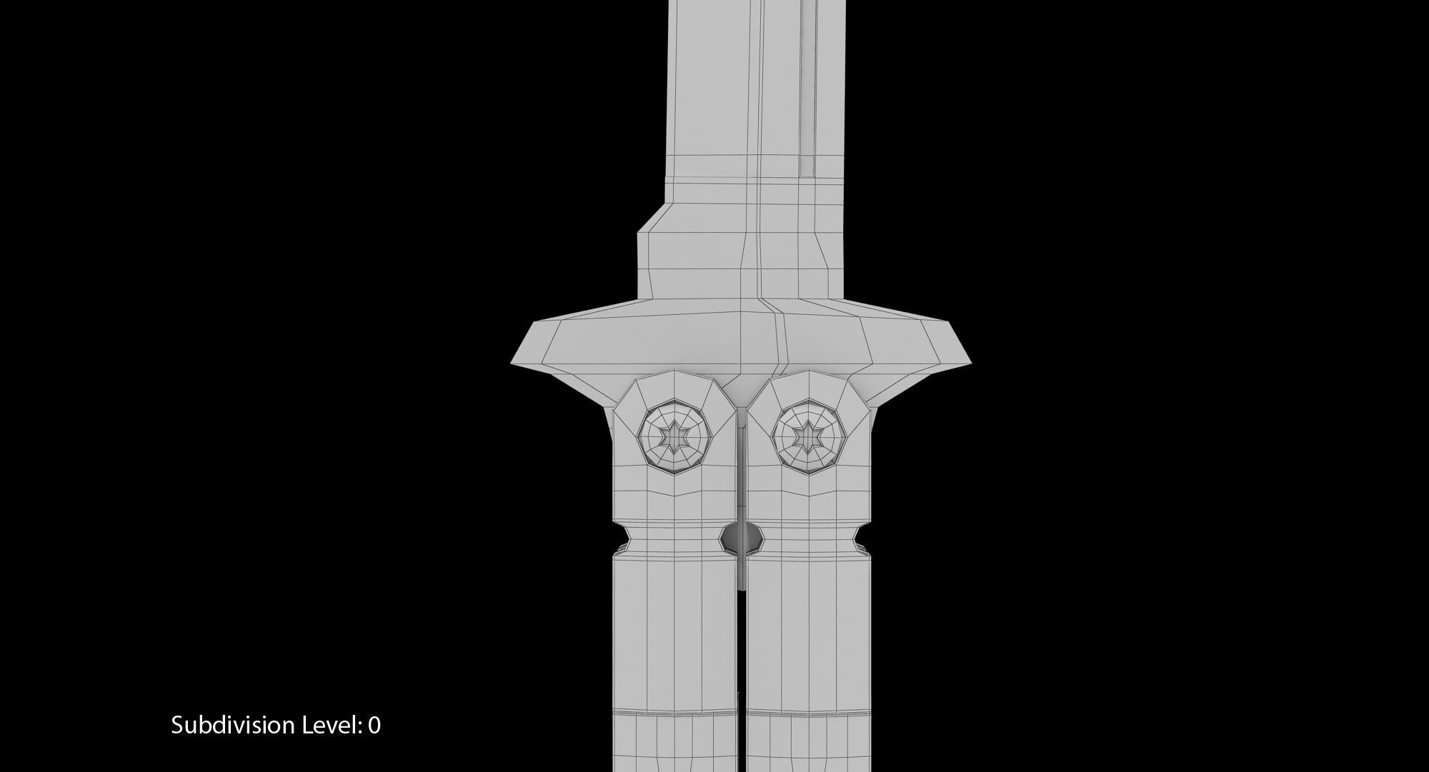 Balisong Butterfly Knife Low-poly 3D model_9