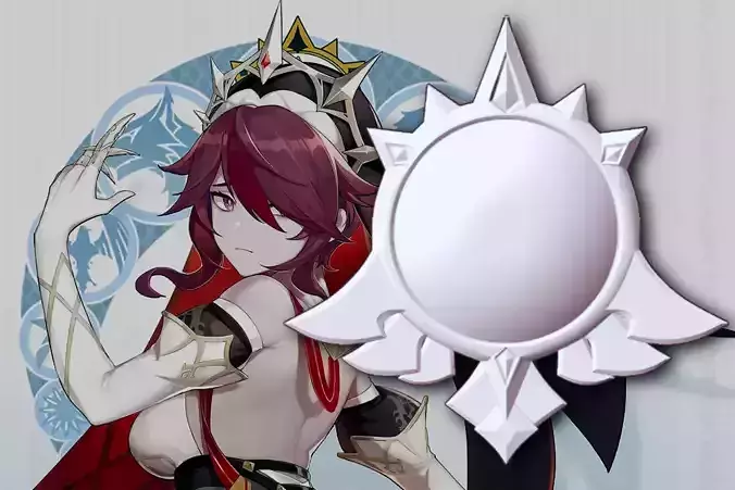 Mondstadt Vision Printable for Cosplay Genshin Impact Rosaria 3D print model