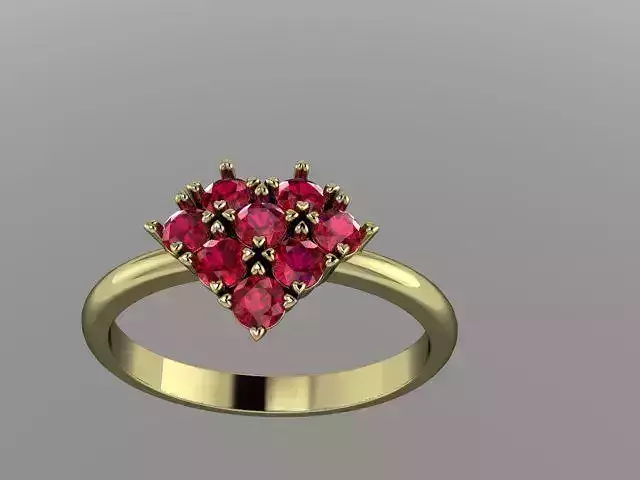 Ring with diamonds For your sweetheart
