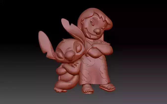  Lilo and Stitch 3D print model