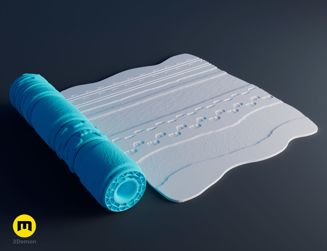 DnD Terrain Rollers Snow Landscape 3D print model_6