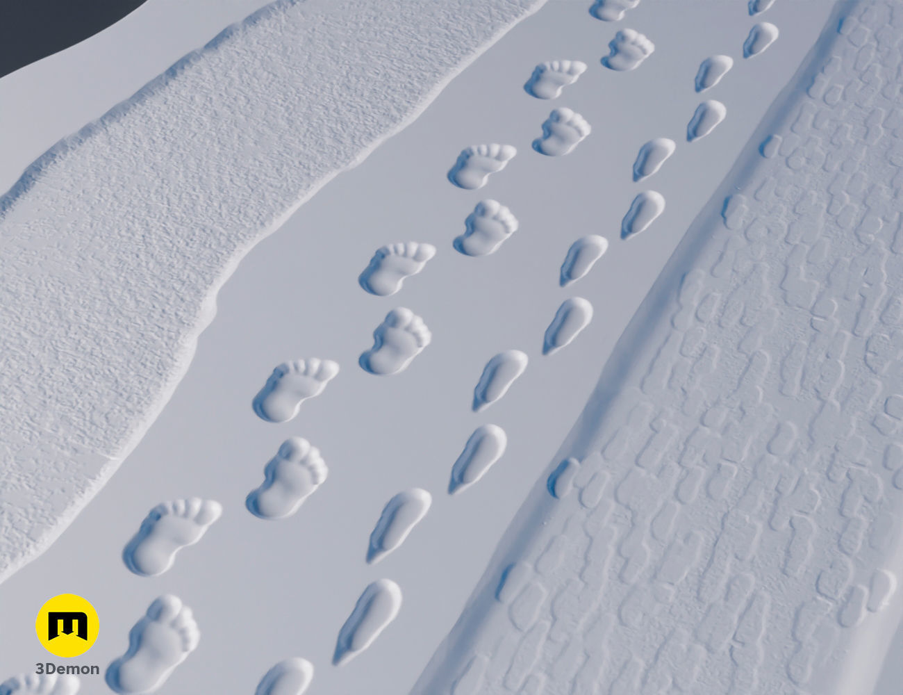 DnD Terrain Rollers Snow Landscape 3D print model_3