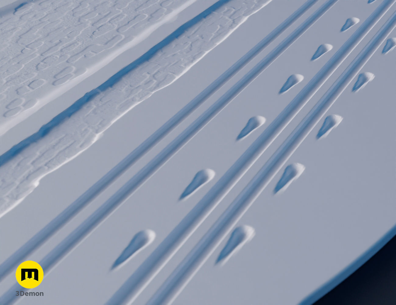 DnD Terrain Rollers Snow Landscape 3D print model_5