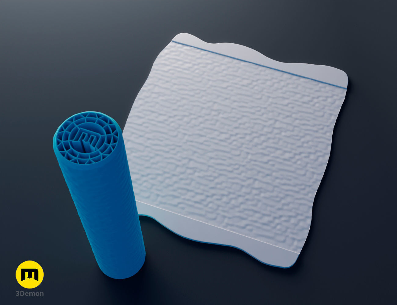 DnD Terrain Rollers Snow Landscape 3D print model_12