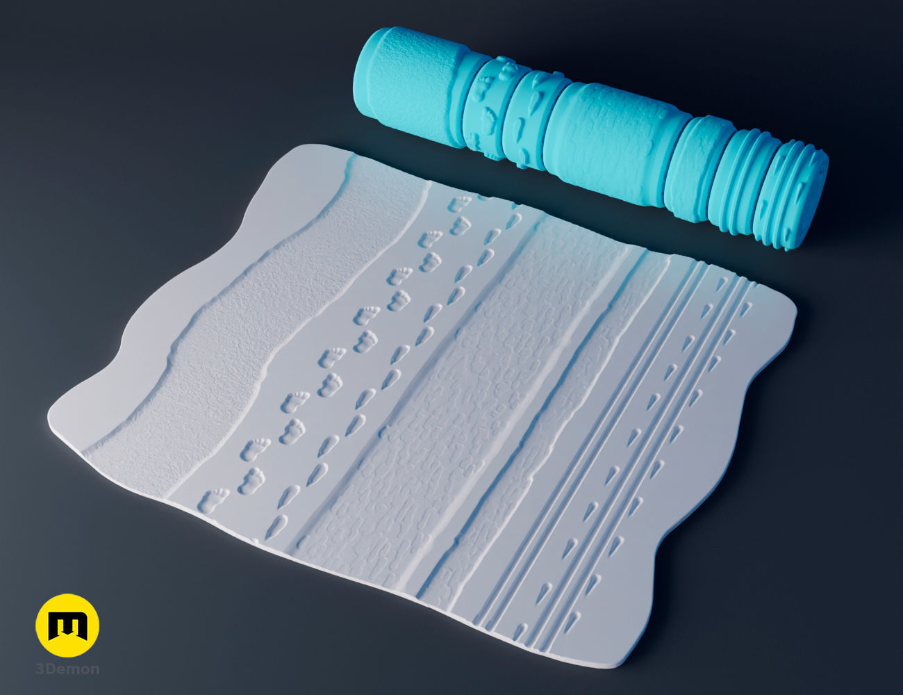 DnD Terrain Rollers Snow Landscape 3D print model_14