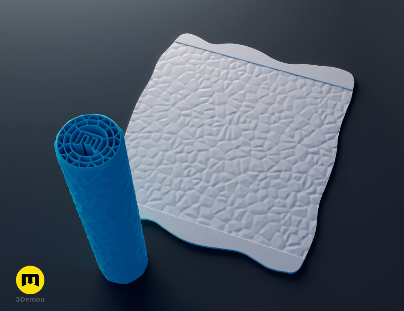 DnD Terrain Rollers Snow Landscape 3D print model_11