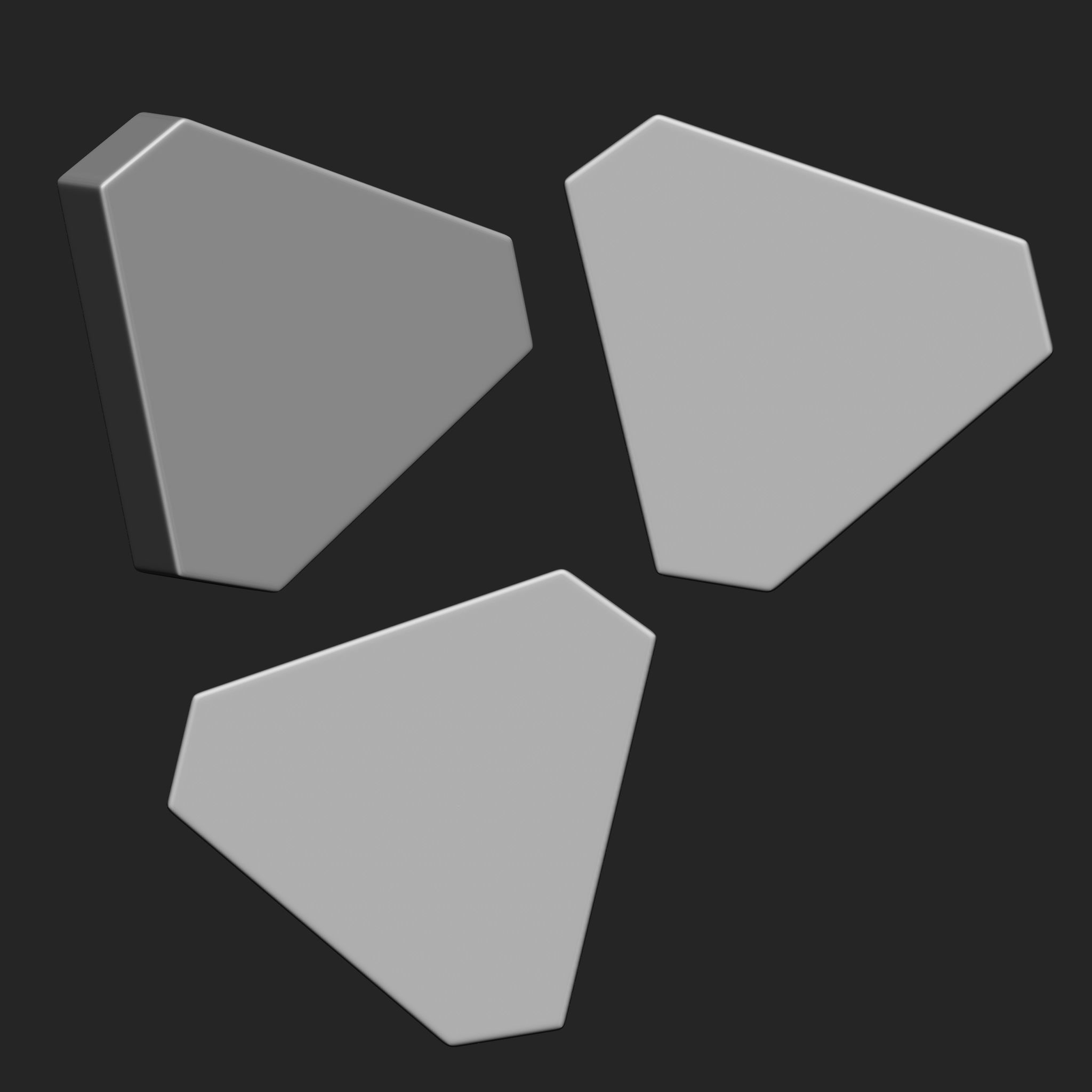 Buttons Collection IMM Brush Pack 21 in One VOL 5 3D model_5