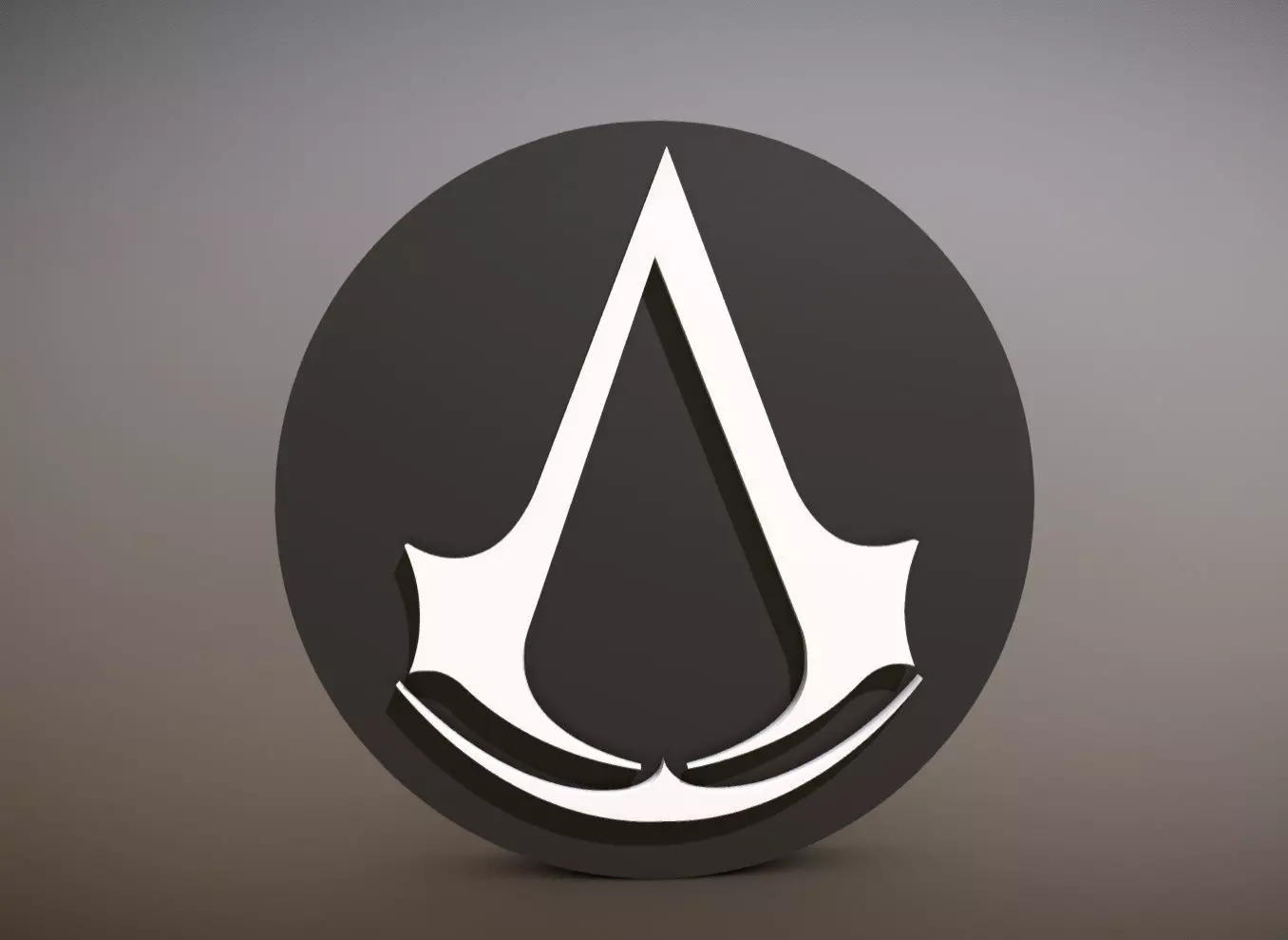 ASSASSINS CREED LOGO 3D print model_0