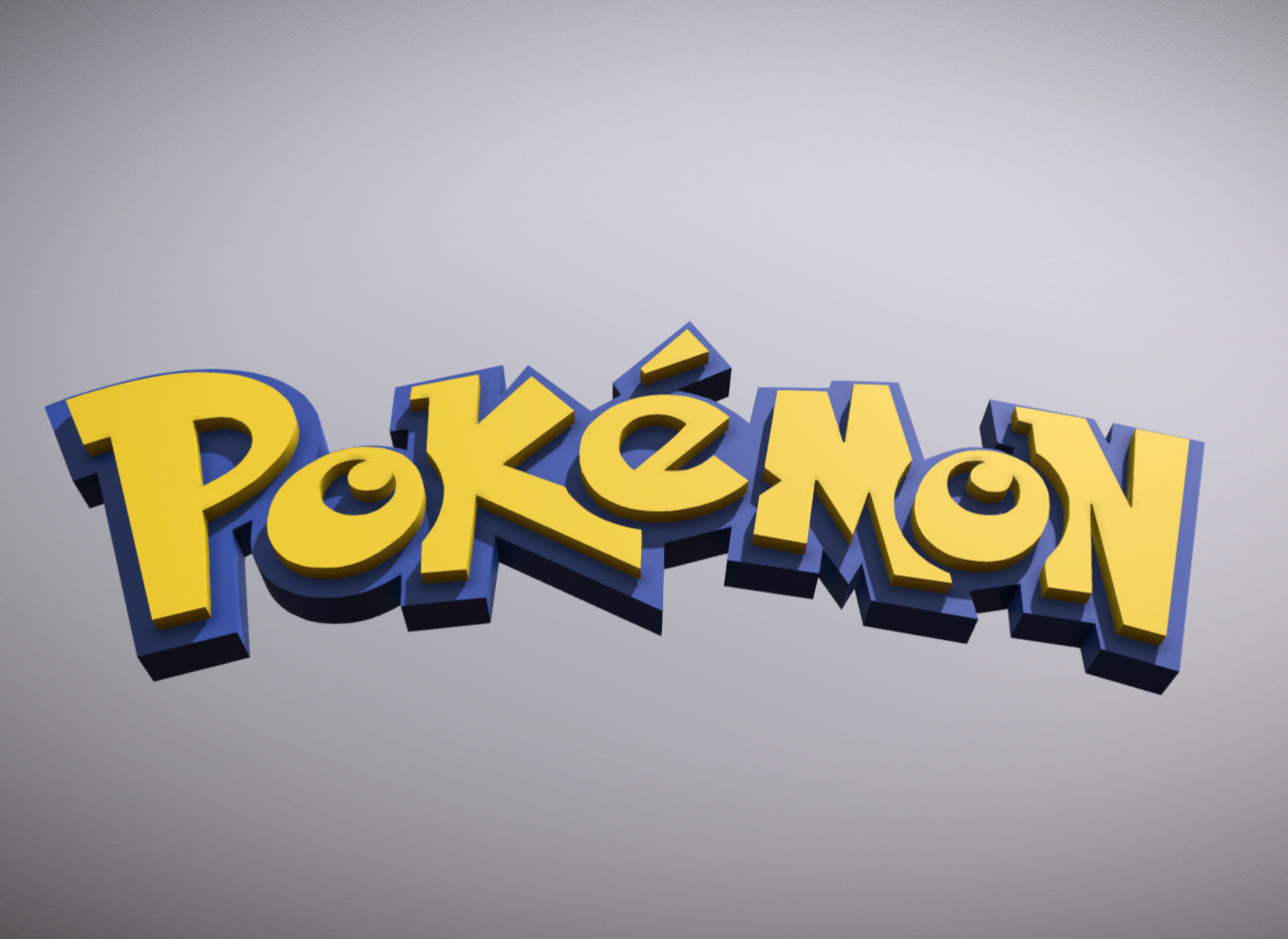 POKEMON LOGO 3D print model_4