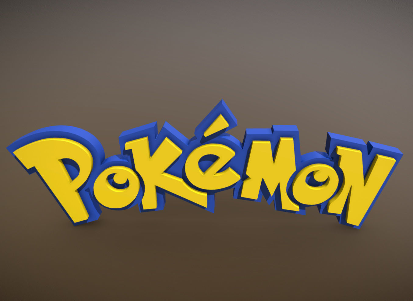 POKEMON LOGO 3D print model_3