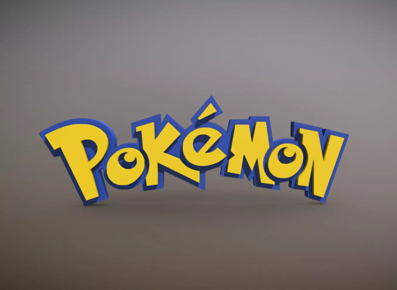 POKEMON LOGO 3D print model_0