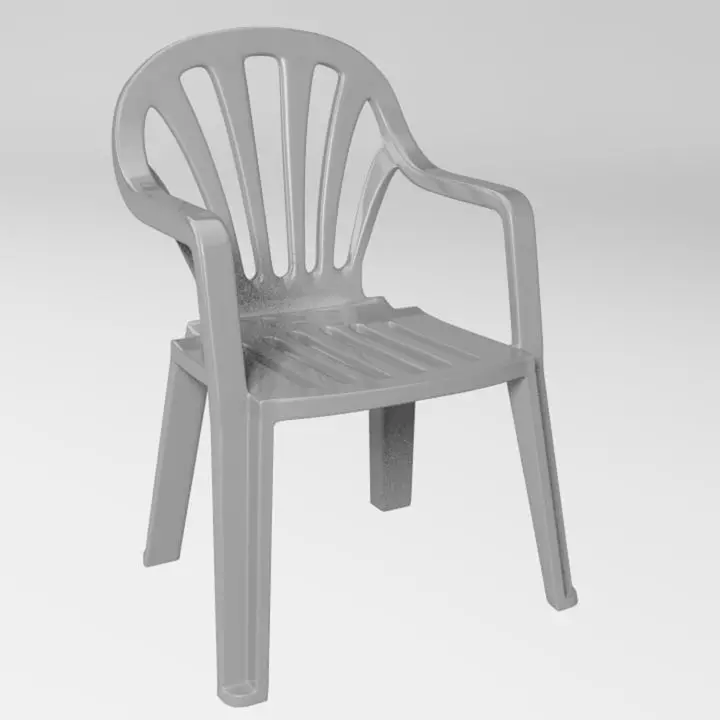 Plastic Seat Free 3D model_0