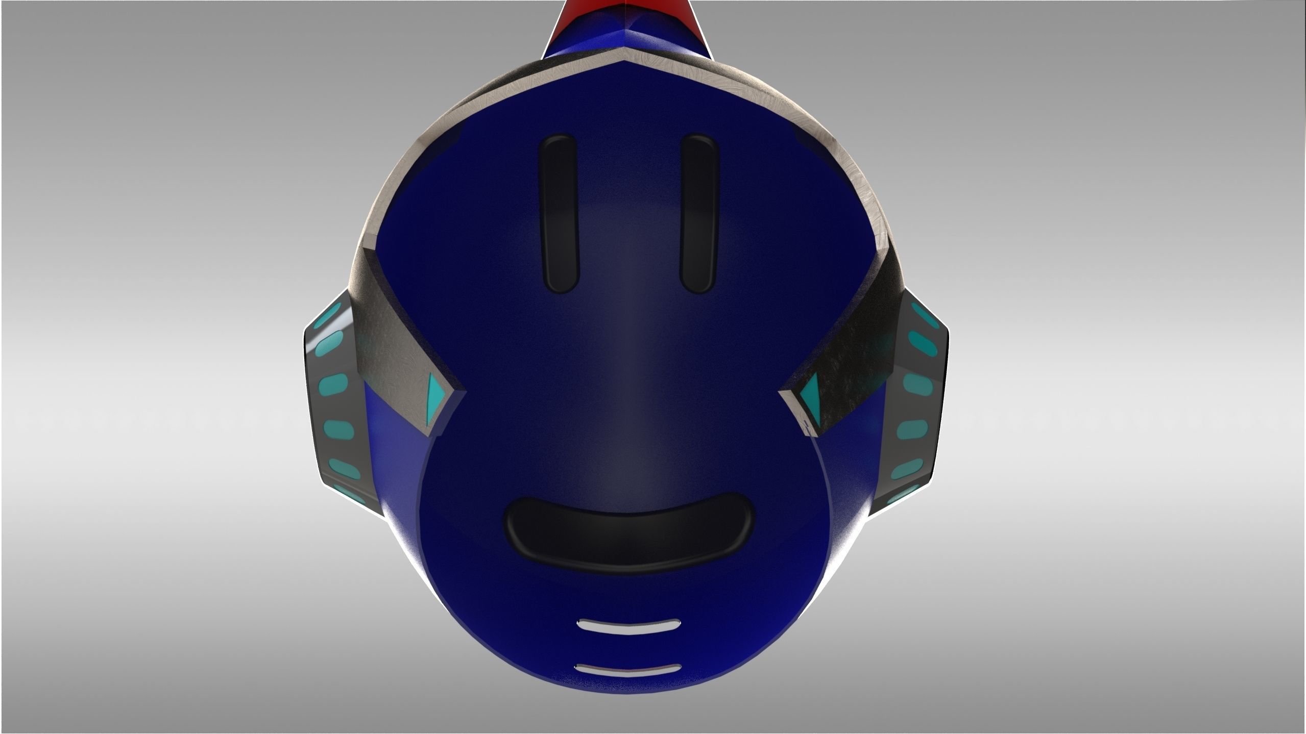 Casco Megaman X 3D print model_4
