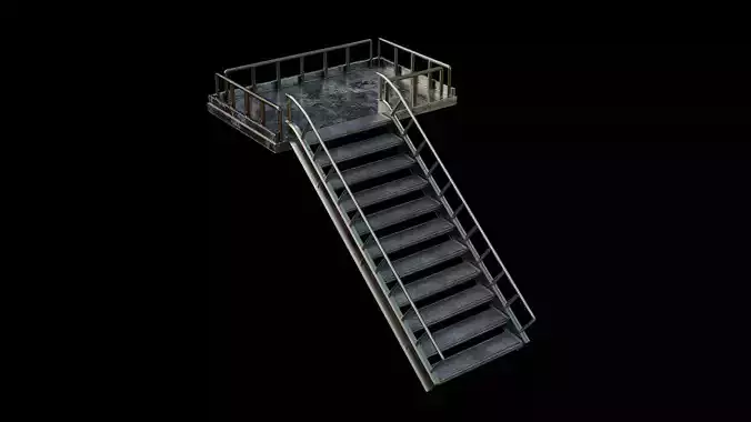 3 Metal Stair