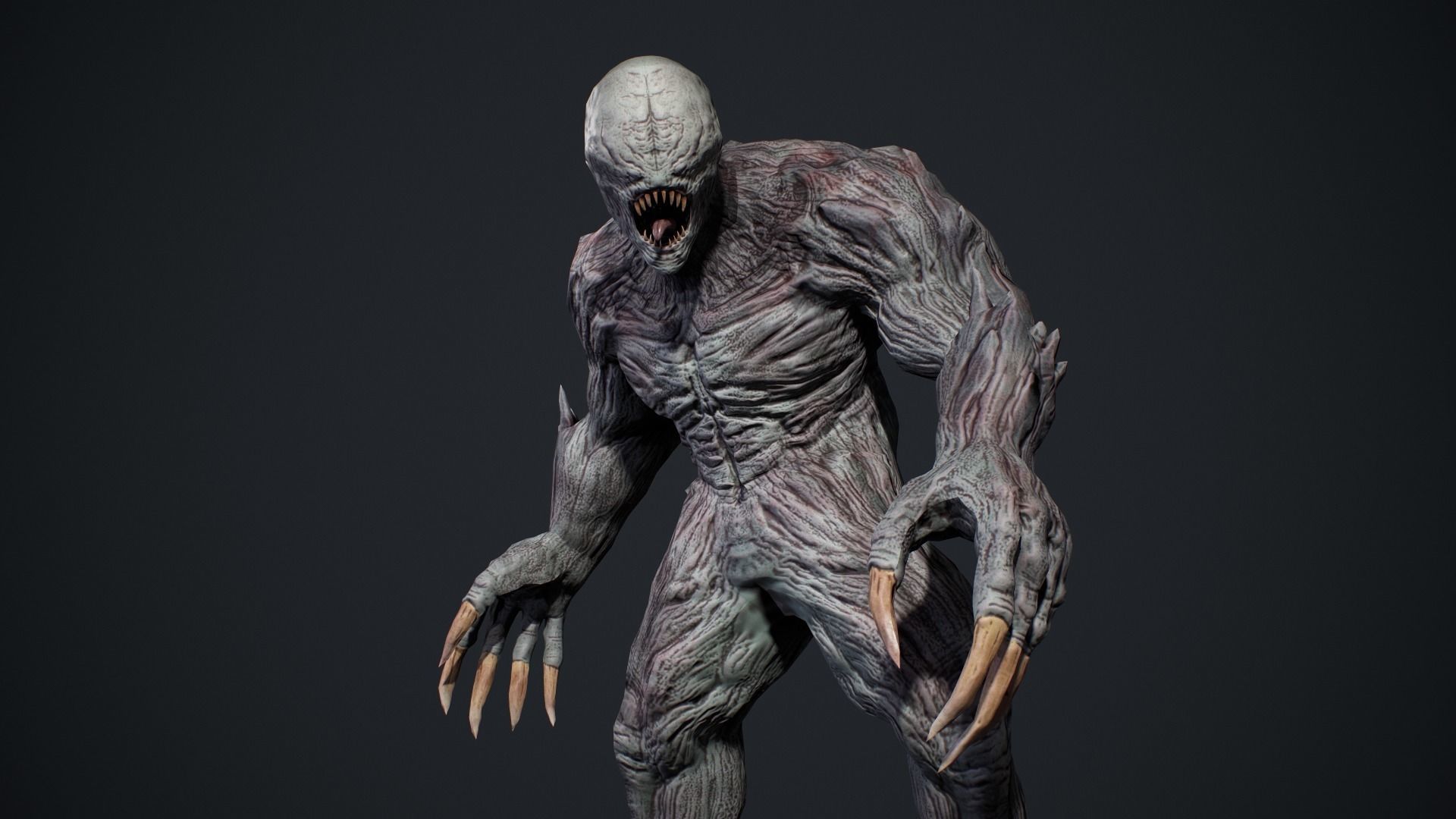 Monster 4 Low-poly 3D model_18