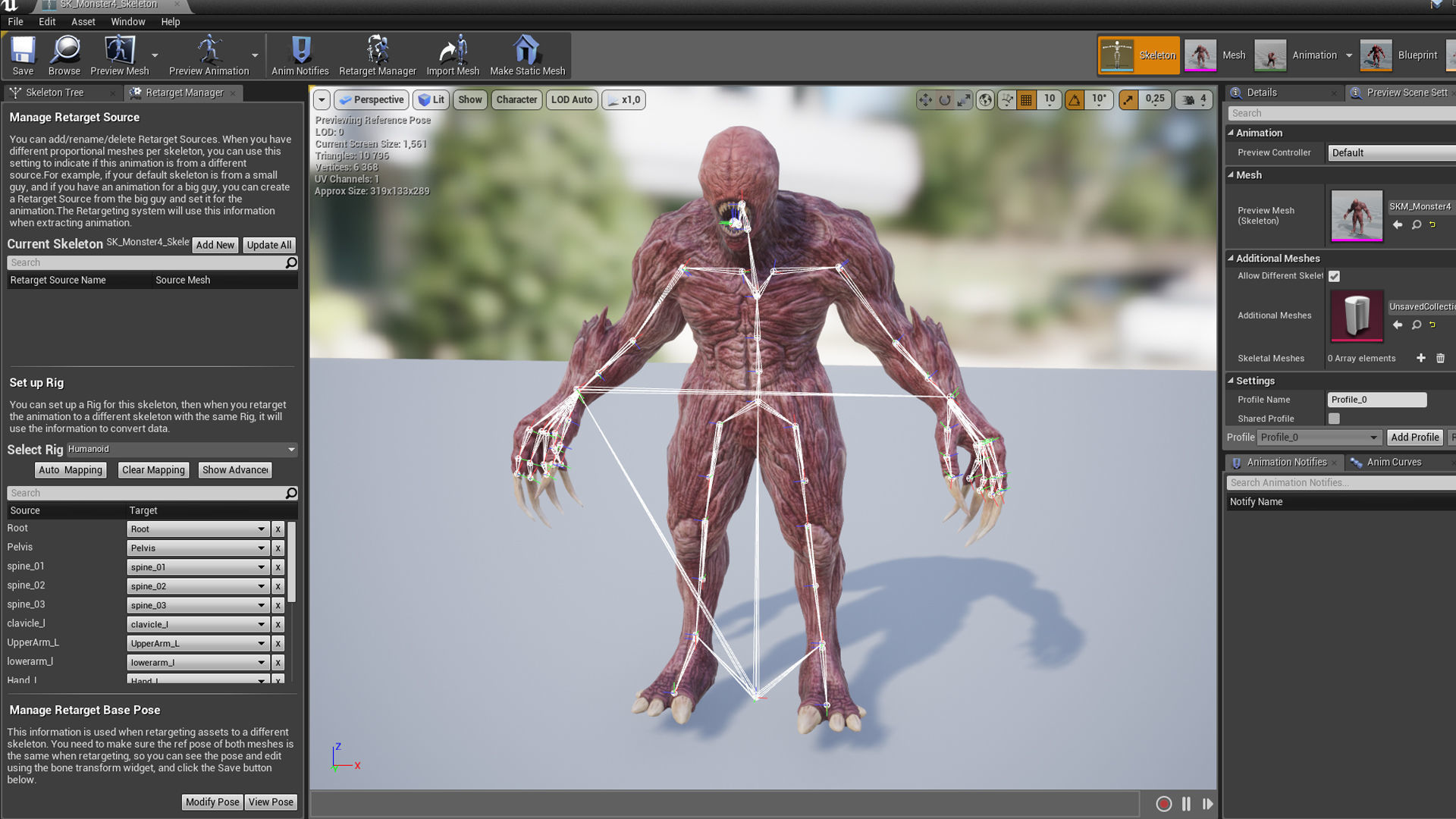 Monster 4 Low-poly 3D model_25