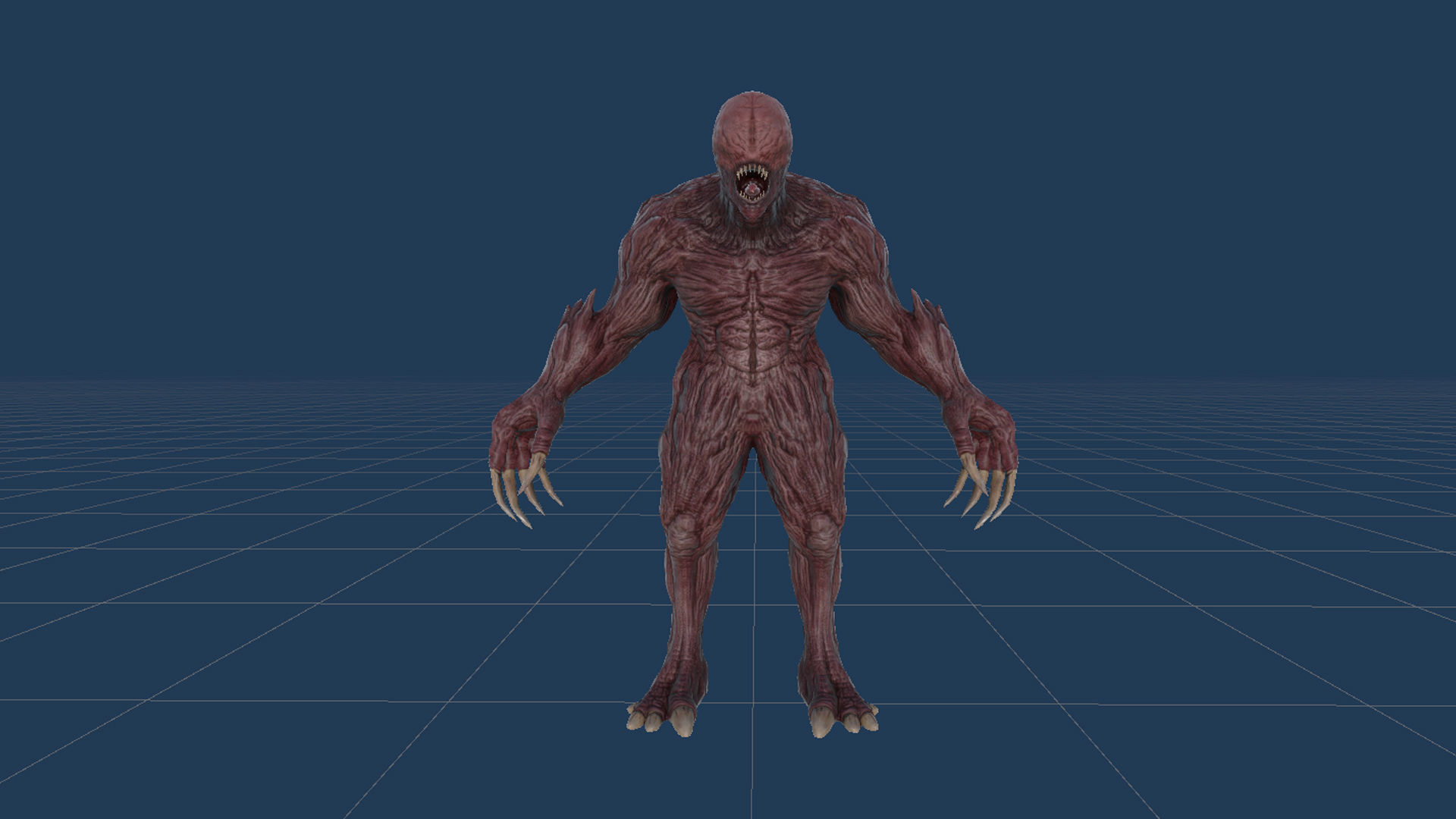 Monster 4 Low-poly 3D model_26