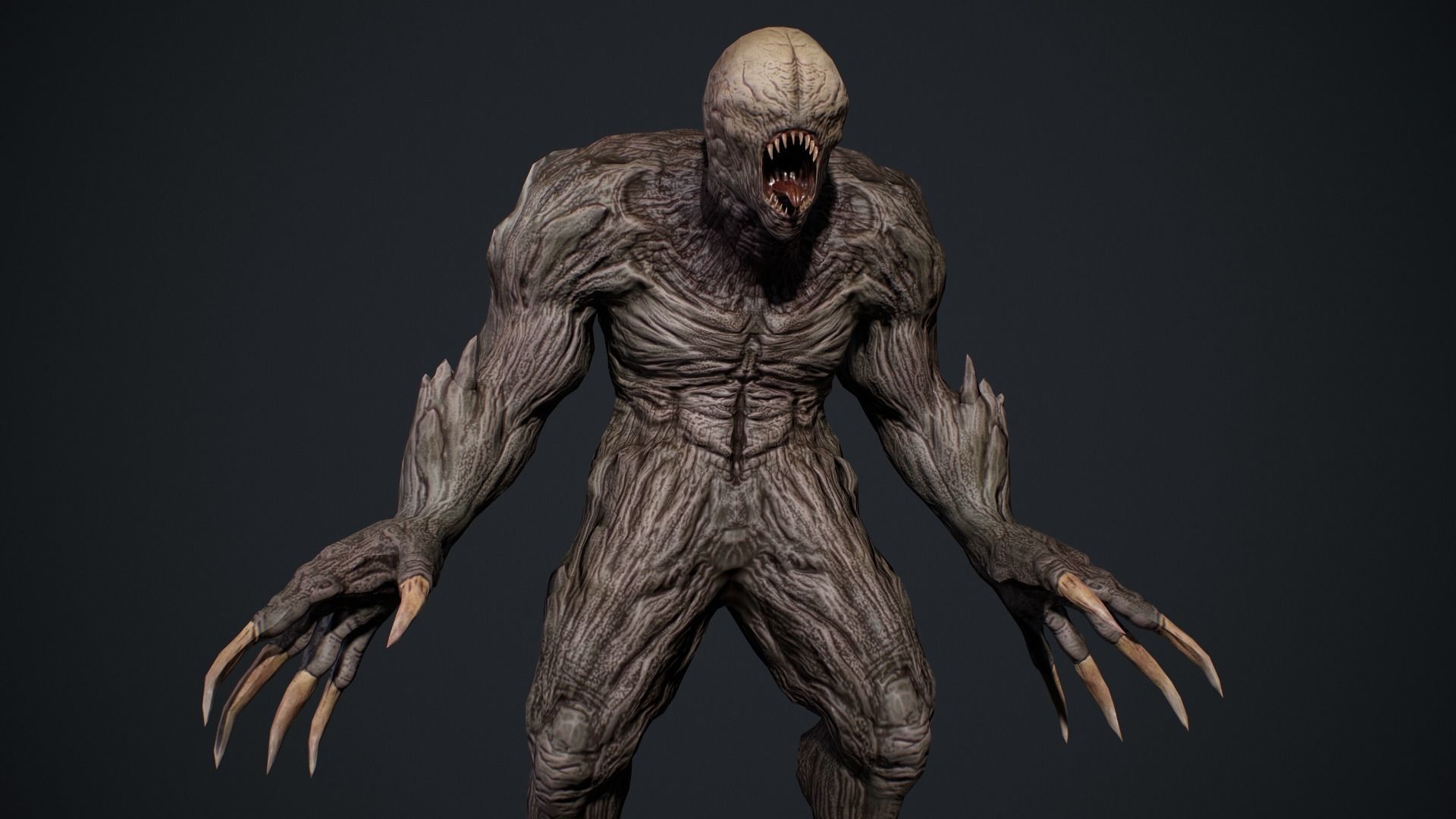 Monster 4 Low-poly 3D model_13